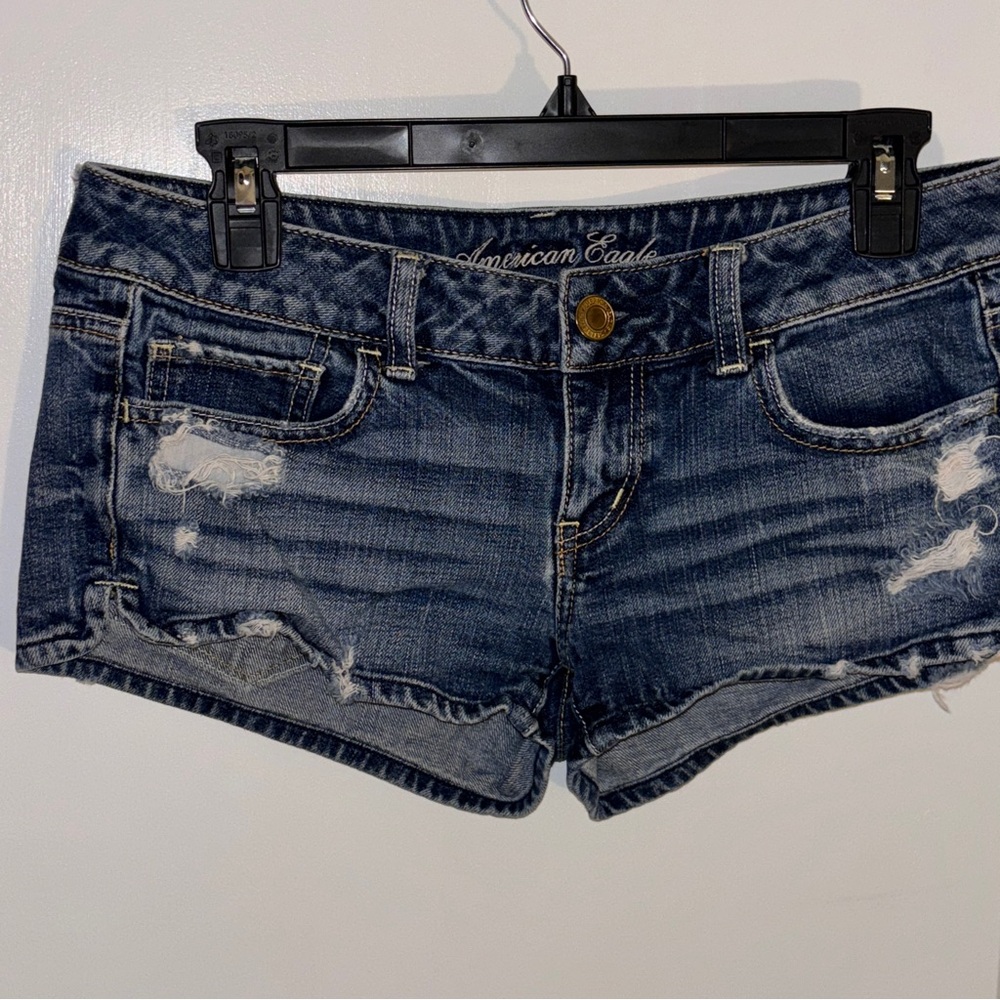 American Eagle Distressed Denim Shorts
